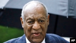 FILE - Bill Cosby arrives for a sentencing hearing following his sexual assault conviction at the Montgomery County Courthouse in Norristown, Pa., on Sept. 25, 2018. 