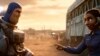 Disney Pixar menampilkan karakter Buzz Lightyear, disuarakan oleh Chris Evans, kiri, dan Alisha Hawthorne, disuarakan oleh Uzo Aduba, dalam sebuah adegan dari film animasi "Lightyear," yang dirilis pada 17 Juni 2022. (Foto: via AP)