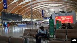 上海浦東國際機場的候機區 （2021年7月25日）