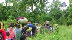ညောင်လေးပင်နဲ့ ကျောက်ကြီးဒေသ တိုက်ပွဲတွေကြောင့် ဒုက္ခသည် သောင်းချီထွက်ပြေးနေရ