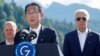 바이든-기시다 G7 정상회의서 약식 회담 “러시아 제재 논의”