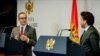 Potpredsednik Gugla Bredli Horovic i crnogorski premijer Dritan Abazović na konferenciji za novinare u Podgorici (Foto: Vlada Crne Gore)