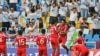 북한 남자 축구, 아시안게임 첫 경기서 중국에 3:0 승