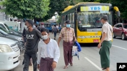 ဇူလိုင်လ ၈ ရက်နေ့ ရန်ကုန်မြို့မှာ တွေ့ရတဲ့ မြင်ကွင်း။ (ဇူလိုင် ၈၊ ၂၀၂၁)