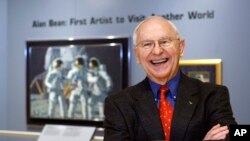 美国宇航员艾伦·比恩（Alan Bean）2018年5月26日去世