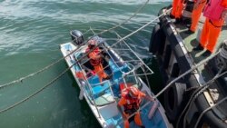 台灣稱駕快艇非法闖入碼頭的被捕男子為中國前海軍艇長 