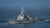 美国海军第七舰队阿利伯克级导弹驱逐舰“哈尔西号”（USS Halsey) 