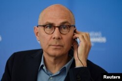 United Nations High Commissioner for Human Rights Volker Turk holds a press conference in Guatemala City, Guatemala, July 19, 2024.