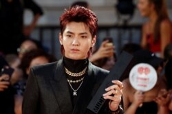 Kris Wu tiba di iHeartRadio MuchMusic Video Awards (MMVA) di Toronto, Ontario, Kanada 26 Agustus 2018. (REUTERS/Mark Blinch/File Photo)