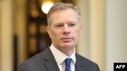 An undated handout picture released by Britain's Foreign and Commonwealth Office in London, Jan. 13, 2020, shows the country's Ambassador to Iran, Rob Macaire.