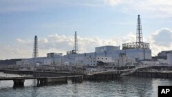 The badly damaged Tokyo Electric Power Co (TEPCO) Number 1 Daiichi nuclear power plant at Okuma town in Fukushima prefecture, March 31, 2011