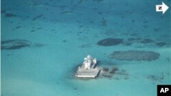 在南中國海有領土爭端的海域(資料圖片)