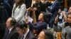 曾被中國關押的澳大利亞記者程蕾2024年6月17日在中澳領導人共同參加的一場儀式上拍照