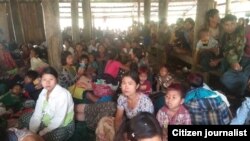 ရခိုင်ဒုက္ခသည်များ (သတင်းဓါတ်ပုံ - Khine Murn Chun (Citizen Journalist))