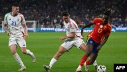 Dîmenek ji maça Îspanya bi Îtalyayê re. 20'ê Hezîrana 2024.