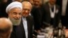 Iran's President Hassan Rouhani arrives to attend a meeting with French business leaders and politicians at a hotel in Paris, France, Jan. 27, 2016. 