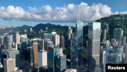 資料照：香港金融區鳥瞰