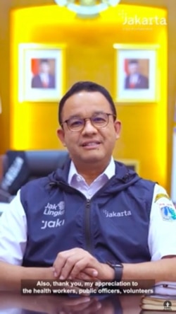 Gubernur DKI Jakarta Anies Baswedan berencana memberlakukan sertifikat vaksinasi COVID-19 sebagai syarat pembukaan kegiatan masyarakat di sektor non esensial dan kritikal (Foto:VOA)