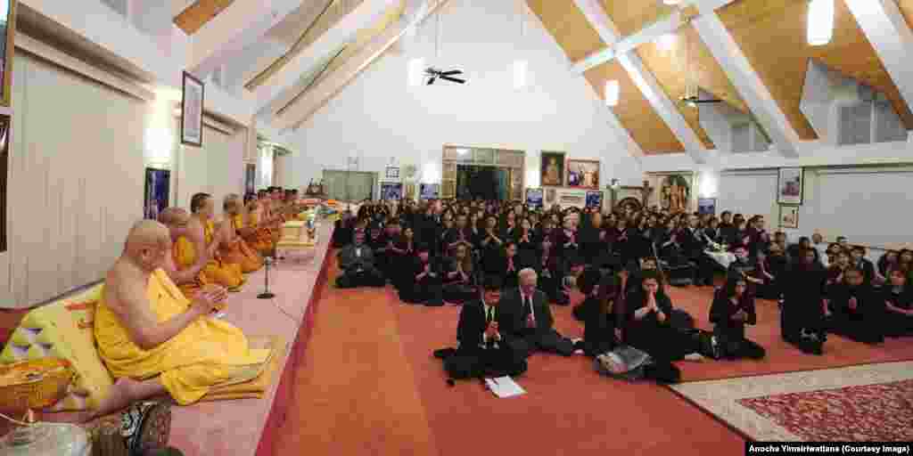 Thai king funeral wat thai dc