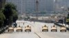 Egyptian army soldiers in armored vehicles block Tahrir Square in Cairo, August 23, 2013. 