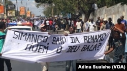 Manifestação no funeral de Amurane