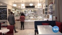 VOA英语视频: 面包店内建商学院 为退伍军人眷属打开另一片天