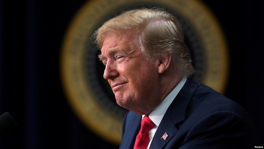 U.S. President Donald Trump speaks at the White House in Washington, June 27, 2018. 