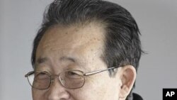朝鲜第一副外相、前核谈判首席特使金桂冠(资料照片)