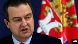 Ministar inostranih poslova Srbije Ivica Dačić