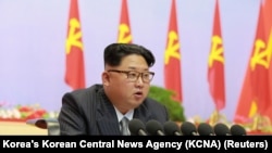 金正恩在大會上發言