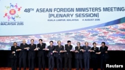 Para Menlu ASEAN di Kuala Lumpur, Malaysia (4/8)