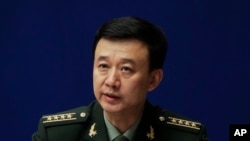 증군 인민해방군 건군 90주년을 앞두고 우첸 중국 국방부 대변인이 베이징에서 기자회견을 가졌다.