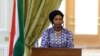 FILE - South African Minister of International Relations and Cooperation Maite Nkoana Mashabane, May 11, 2015.