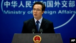 中国外交部发言人洪磊。（资料照片）
