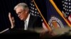 Kepala Federal Reserve Jerome Powell memberikan konferensi pers setelah mengumumkan bahwa untuk menekan inflasi The Fed kembali menaikkan suku bunga acuan sebesar 0,75 persen di Washington, DC hari Rabu (2/11). 
