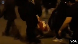 یکی از چند فیلم که معترضان از تیرخوردن و کشته شدن این چهارنفر منتشر کرده اند. 