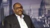 Newly-elected president of Somalia's Puntland region, Saed Abdullahi Deni, is seen in a screen grab from video during a recent interview with VOA's Somali Service in London. 