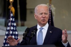 U.S. President Joe Biden delivers remarks on actions to protect voting rights in a speech in Philadelphia