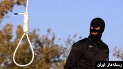 اجرای یک مراسم اعدام در ایران.