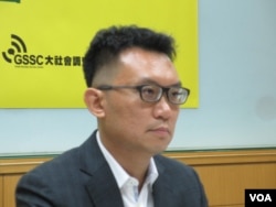 台灣世代教育基金會董事王智盛（美國之音張永泰拍攝）