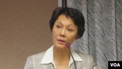 台湾在野党国民党立委黄昭顺(美国之音张永泰拍摄)