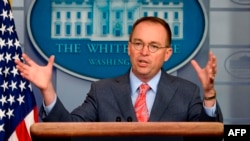 Mick Mulvaney, antigo chefe de Gabinete da Casa Branca (Foto de Arquivo)