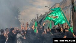 مراسم عاشورا در بازار تهران