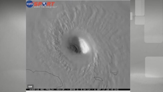 Así se percibe la velocidad del huracán Irma desde el espacio