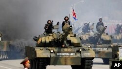 朝鲜今年4月15号举行阅兵式