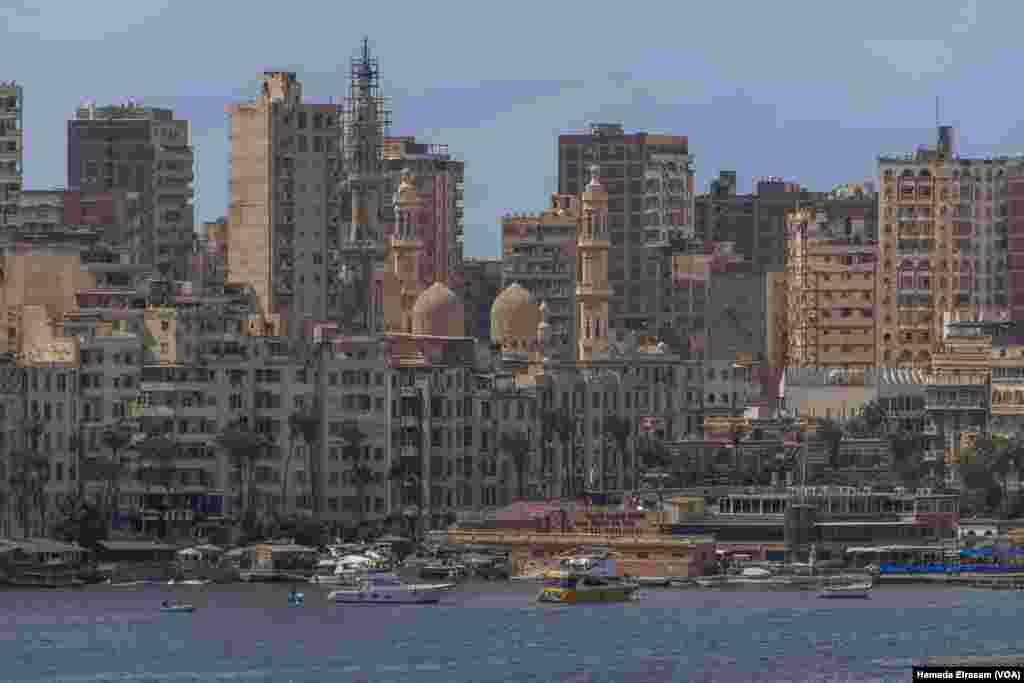 Saltwater intrusion caused by the rising sea level is an acute danger, says Mohamed Abdrabo, as it degrades bedrock, roots and infrastructure. But, he adds, “Everyone is focused on that Alexandria will drown in seawater.” Alexandria, Egypt, Sept. 21, 2024.