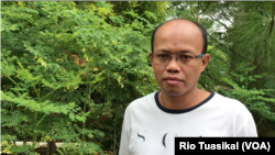 Ketua Odesa Indonesia Faiz Manshur dalam wawancara di Bandung mengatakan kolaborasinya dengan Alya telah membantu memecahkan masalah yang dihadapi warga Cimenyan. (Foto: VOA/Rio Tuasikal)