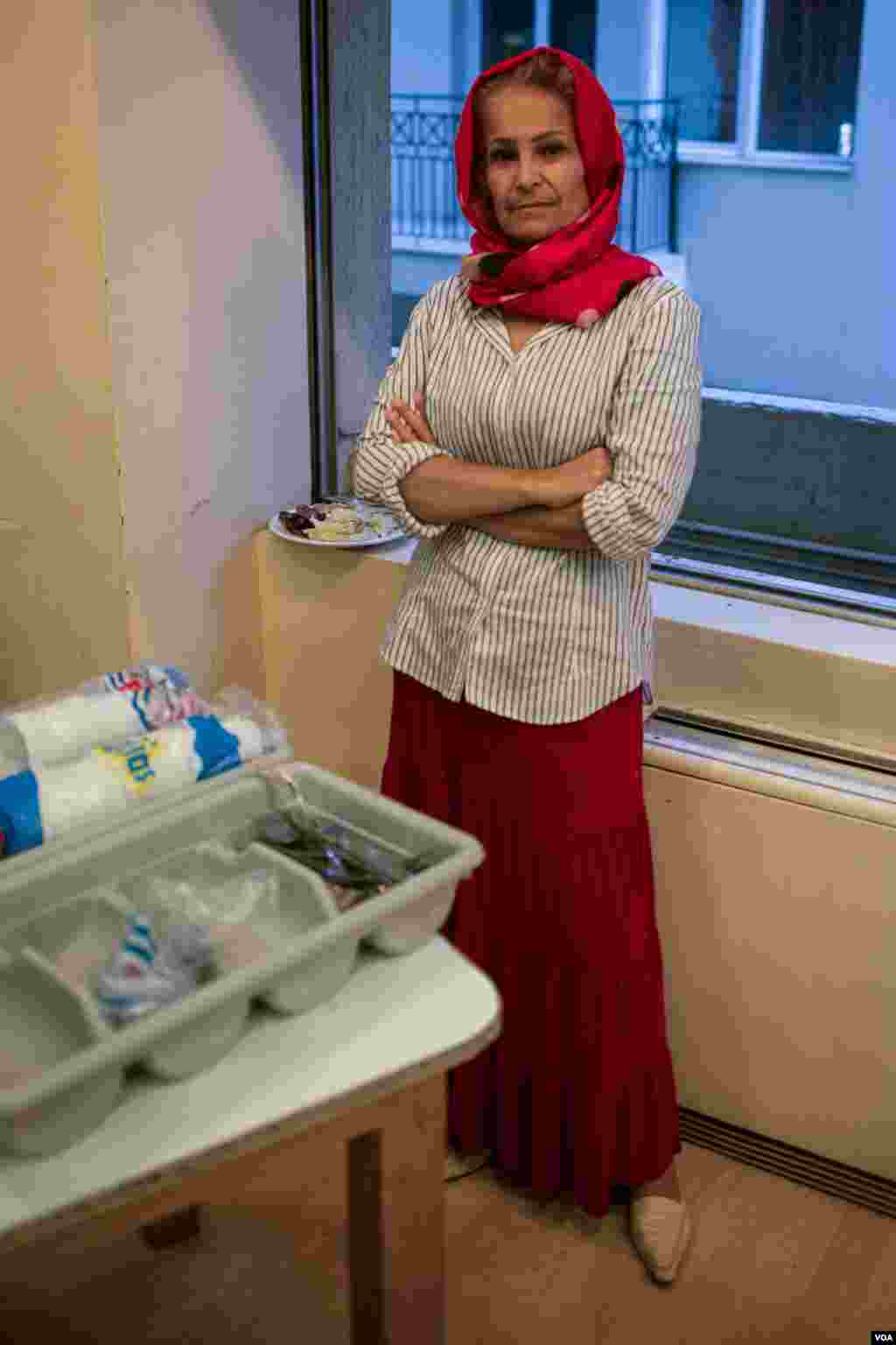 Jamila, from Iran, is here with her family. (J. Owens/VOA)