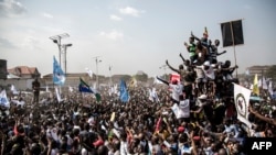 Balandi ya Martin Fayulu na meeting na place Ste Therese, N'Djili, Kinshasa, le 3 fevrier 2019.