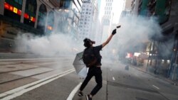 香港星期六（11月2日）多处地点爆发抗议。